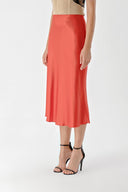 Red Skirt with elastic waist 81248