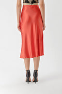 Red Skirt with elastic waist 81248