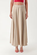 Mink High waist linen skirt 81271