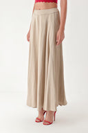 Mink High waist linen skirt 81271