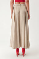 Mink High waist linen skirt 81271