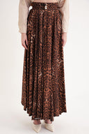 Pars Flowy high-waisted skirt 81295