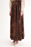 Pars Flowy high-waisted skirt 81295