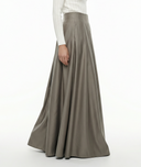 Mink High waist skirt with pleated detail 81340
