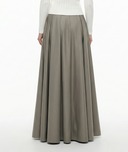 Mink High waist skirt with pleated detail 81340