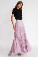 Lilac Long bodice dress with crayon detail 81373