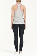Gray Strappy  cotton  t-shirt 18595