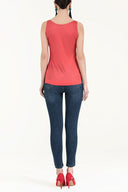 Coral Strappy knitwear blouse 18717