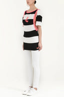 Black Silk  garnished  woven  blouse  18727