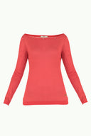 Red Crystal  gem  woven  blouse  18780