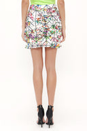 Green Crystal  gem  woven  blouse  18887