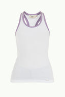 White Lilac Knitted cotton tanktop 18914
