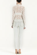 Ecru Lace blouse 18982