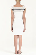 White Knit  dress  28220