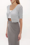 Silver Knit  cardigan  28248