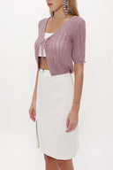 Pink Knit  cardigan  28248
