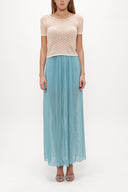 Şeftali Jakar örgülü triko bluz 28250