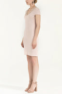 Powder Crystal  gem  knit  dress  28292