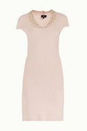 Powder Crystal  gem  knit  dress  28292
