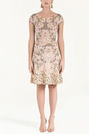 Lilac Printed knit  dress 28475