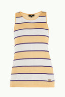 Yellow Striped knitwear blouse 28483