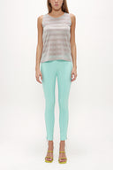 Blue Gem  sleeveless tricot  blouse  28484