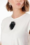 White Basic short sleeve t-shirt 19193