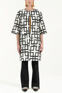 Mustard Knit Banded Chiffon Blouse   19333