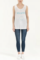 Ecru Strappy   woven  blouse  19351