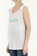 Ecru Strappy   woven  blouse  19351