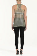 Khaki Net top 19379