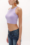 Lilac Sleeveless woven  blouse  19470