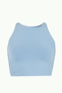 Turquoise Sleeveless woven  blouse  19470