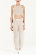 Beige Sleeveless woven  blouse  19470