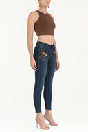 Brown Sleeveless woven  blouse  19470