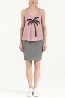 Pink Sequin woven atlet 19601