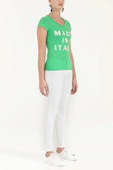 Green Strappy   basic t-shirt 19612