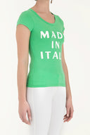 Green Strappy   basic t-shirt 19612