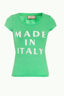 Green Strappy   basic t-shirt 19612