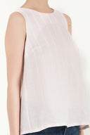 Pink Zipped wide cut blouse 19635