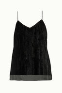 Black Velvet strappy blouse 19674