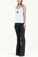 Blue Star  gem  strappy  blouse  19690