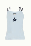 Blue Star  gem  strappy  blouse  19690
