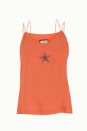 Orange Star  gem  strappy  blouse  19690