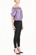 Lilac Elastic mini blouse 19693