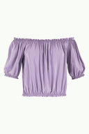 Lilac Elastic mini blouse 19693
