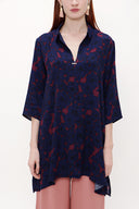 Navy Blue Wide cut shirt 19696