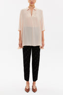 Beige Wide cut shirt 19696