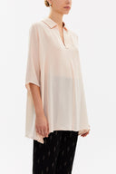 Beige Wide cut shirt 19696