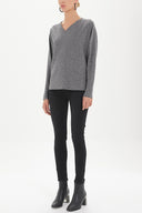 Silver Zipped wide cut blouse 19721